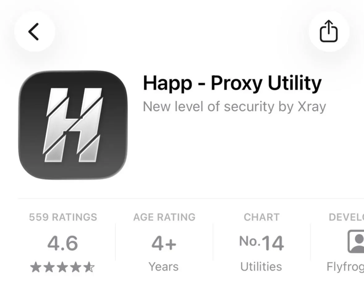 Apple убрала из российского сегмента App Store приложение Happ — Proxy Utility Plus для обхода блокировок; в уведомлениях компания ссылается на требование соответствия местному законодательству.