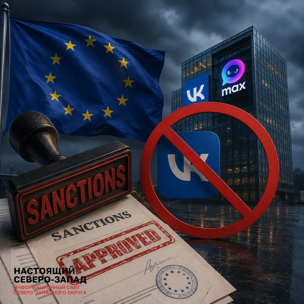 Евросоюз включил в санкции компанию VK, её подразделение, разработавшее мессенджер Max, и генерального директора, обвинив платформу в слежке и сотрудничестве с властями.