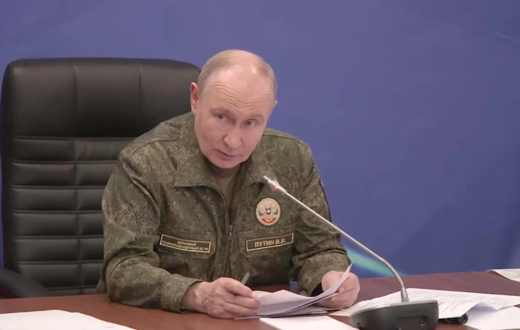 Президент объявил, что российские войска освободили город Константиновка на территории Донецкой Народной Республики.