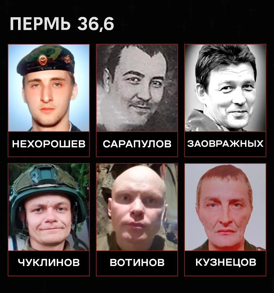 Сводный перечень погибших жителей Пермского края в годы мобилизаций 2022–2025 с указанием имён и дат гибели.